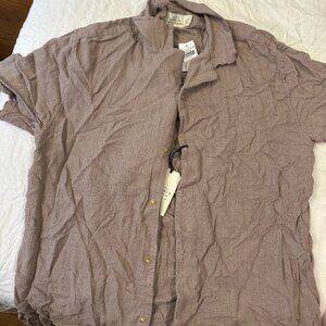 Abercrombie Men's Linen Shirt (New With Tags)